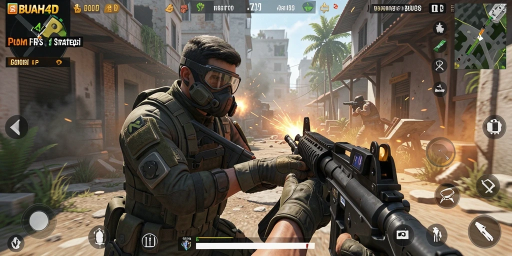 Tampilan gameplay seru dan mendebarkan di BUAH4D.