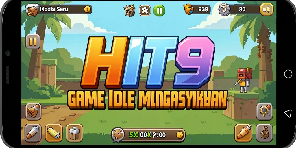 Screenshot HIT9 yang menampilkan gameplay Idle yang menarik dan adiktif.
