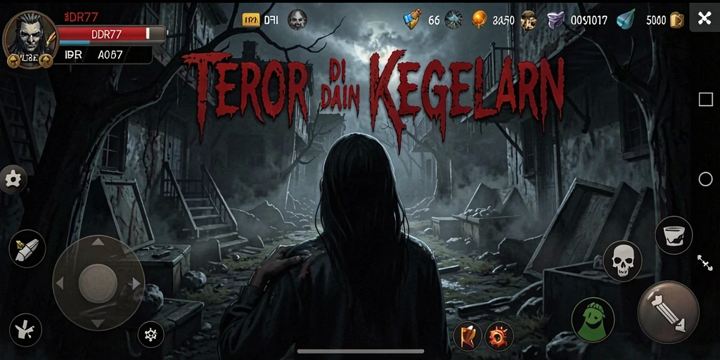 Gameplay menakutkan dengan suasana horror yang mencekam.