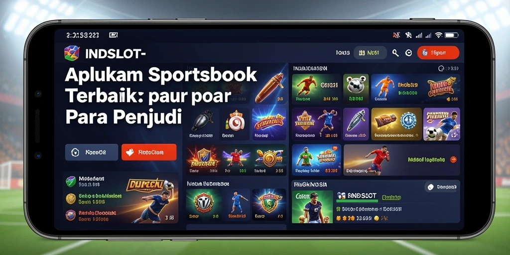 Tampilan menarik dari gameplay Sportsbook di INDSLOT.