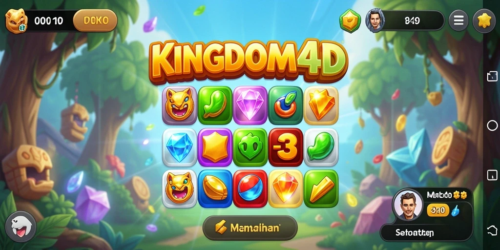 Tampilan gameplay KINGDOM4D yang seru dan interaktif.