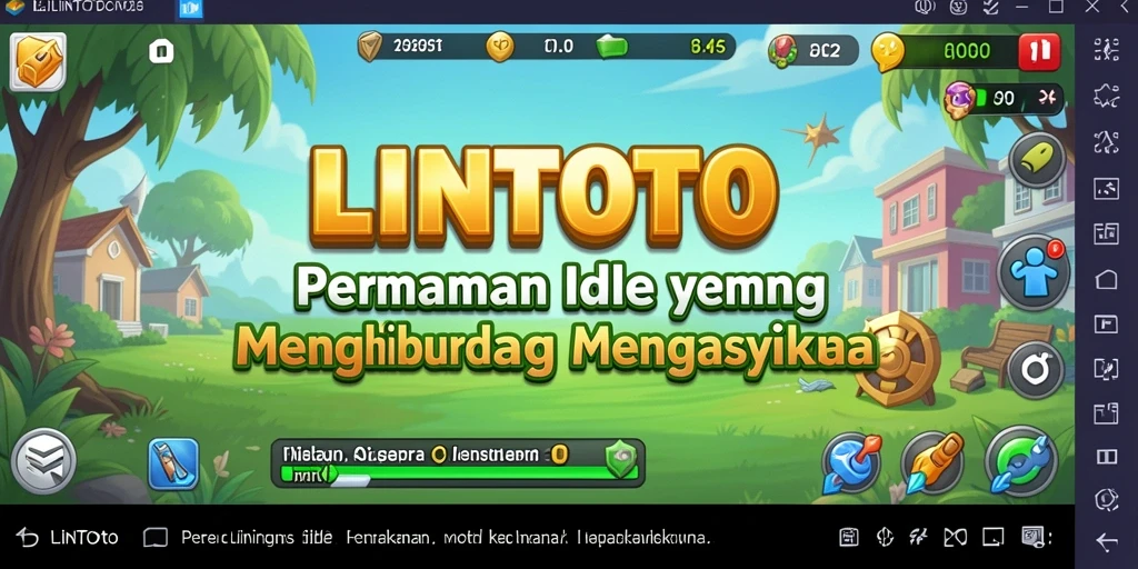 Tampilan gameplay menawan dari LINITOTO yang menyenangkan.