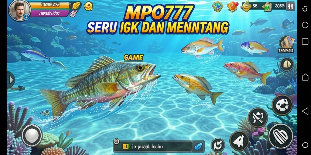 Tampilan gameplay MPO777 yang menampilkan aksi tembak ikan yang seru.