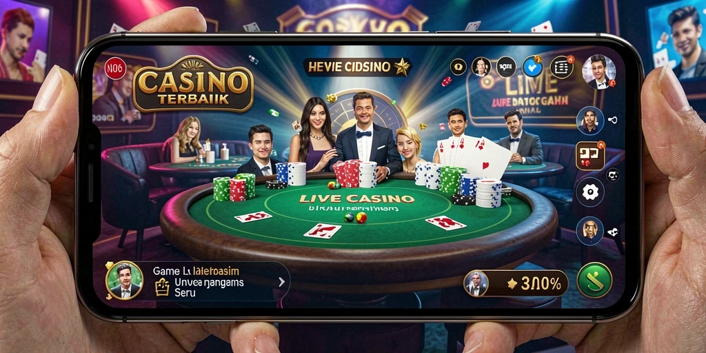 Tampilan menarik dari gameplay Live Casino N06 yang mendebarkan.