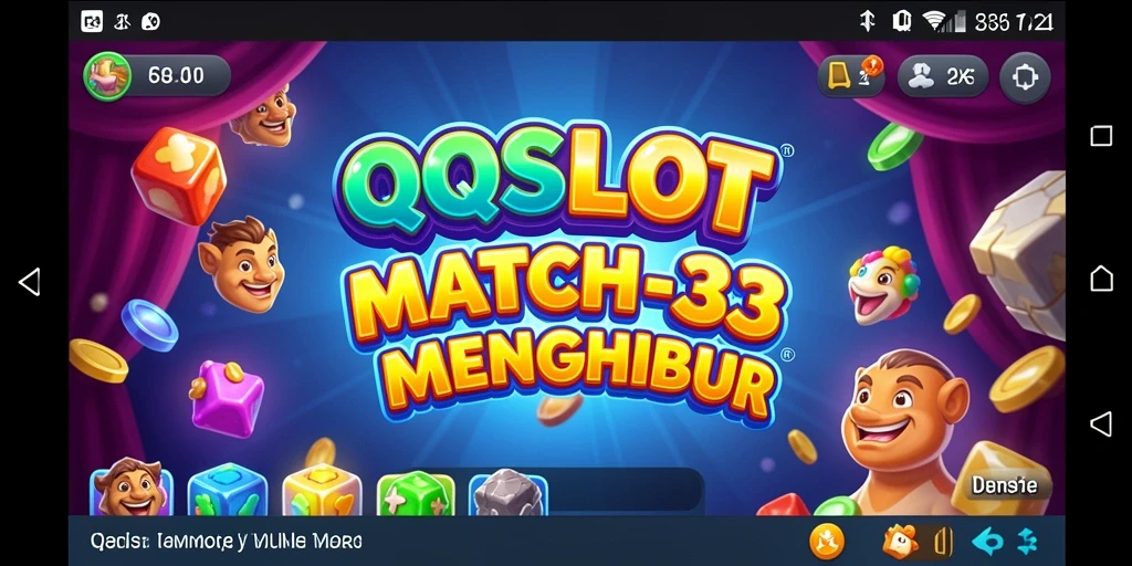 Screenshot gameplay <strong>QQSLOT</strong> yang menunjukkan momen mencocokkan simbol.