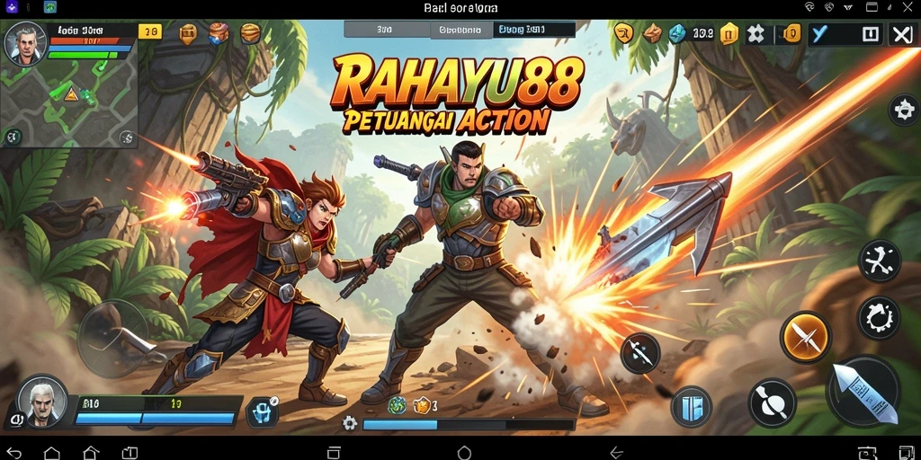 Tampilan dinamika seru RAHAYU88 dalam pertempuran Action.