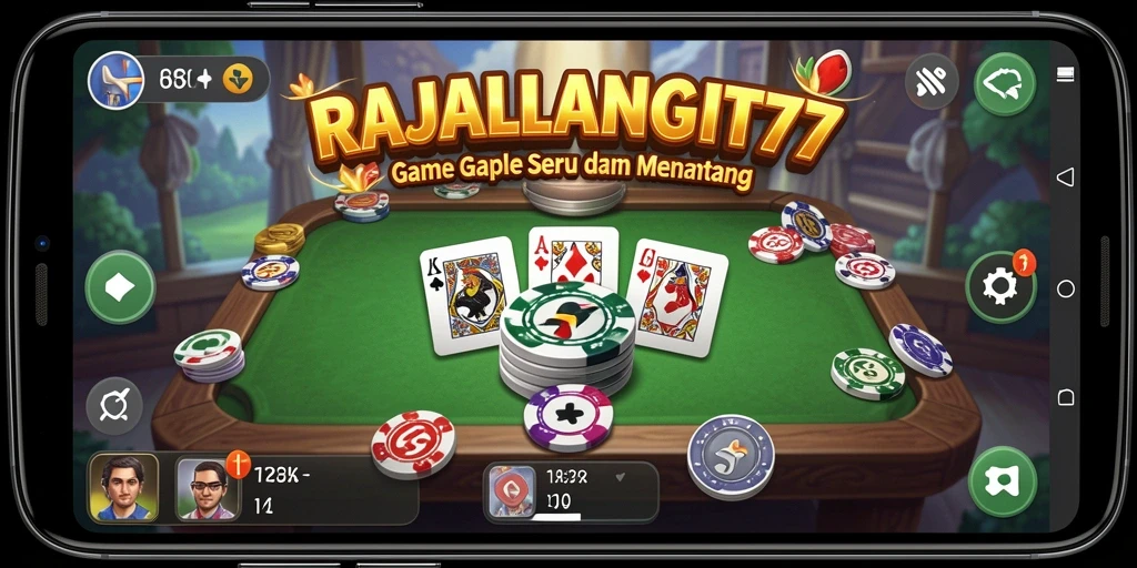 Tampilan gameplay seru dalam RAJALANGIT77 dengan teman-teman.