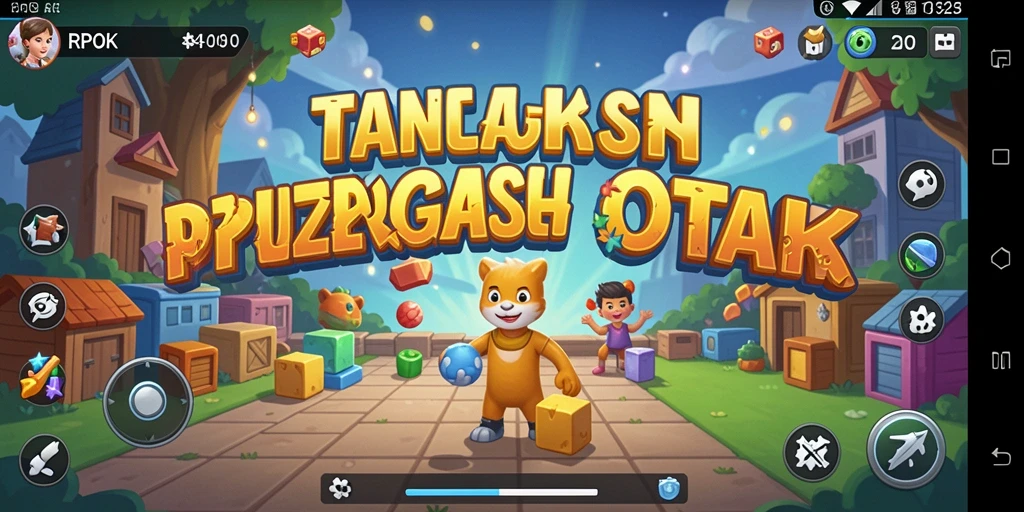 Screenshot RPOK menampilkan gameplay puzzle yang menantang dan menarik.